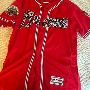 Atlanta Braves Freddie Freeman jersey by Majestic size 44 with patches